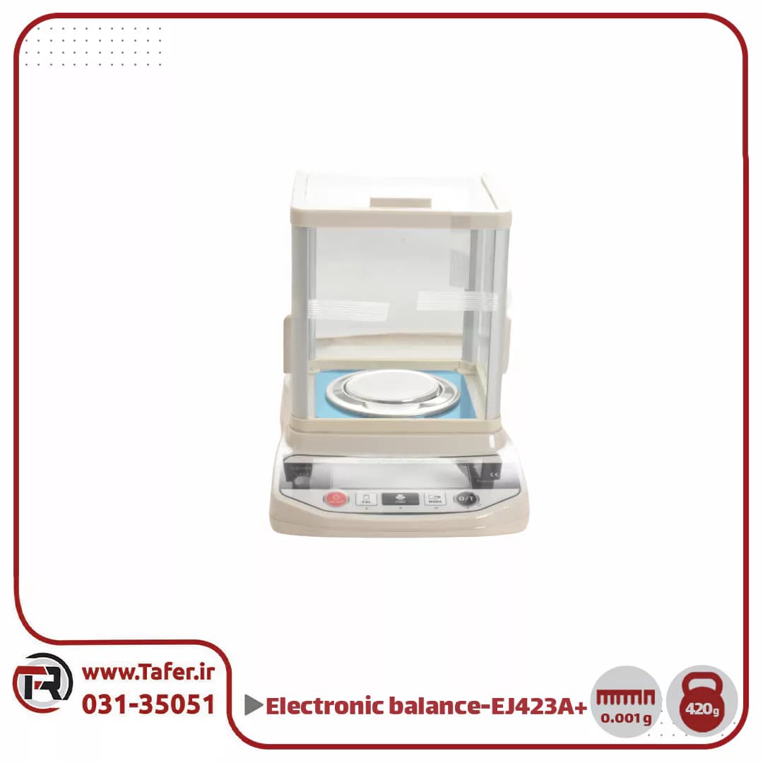 ترازوی حساس آزمایشگاهی 420گرم ELECTRONIC BALANCE مدل +EJ-423A — تصویر ۵