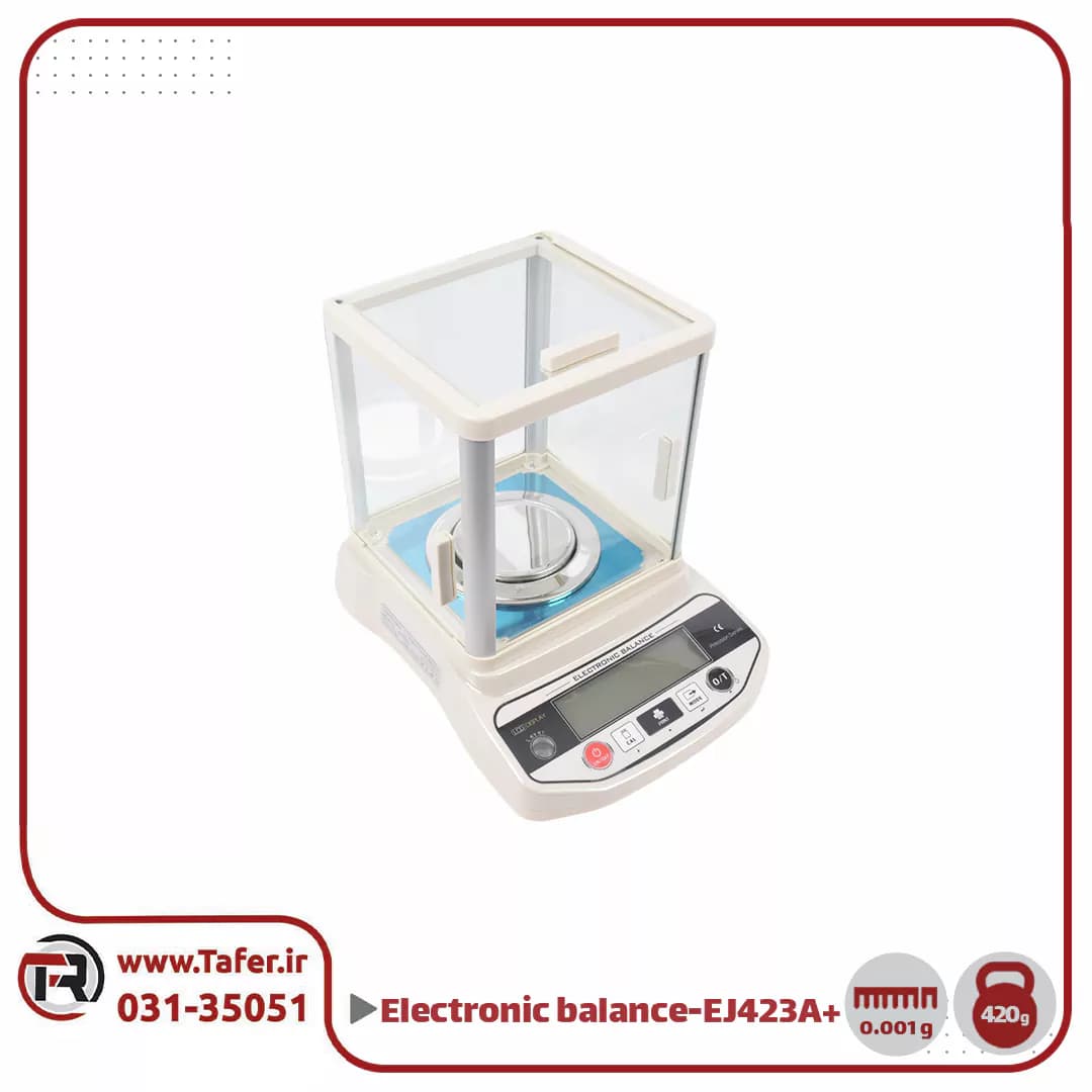 ترازوی حساس آزمایشگاهی 420گرم ELECTRONIC BALANCE مدل +EJ-423A — تصویر ۶