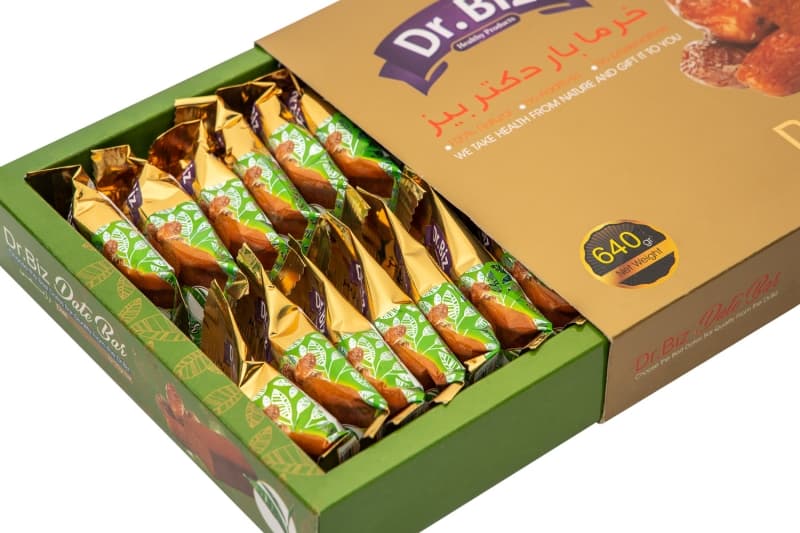 خرما بار رژیمی دکتر بیز 640 گرم — تصویر ۶