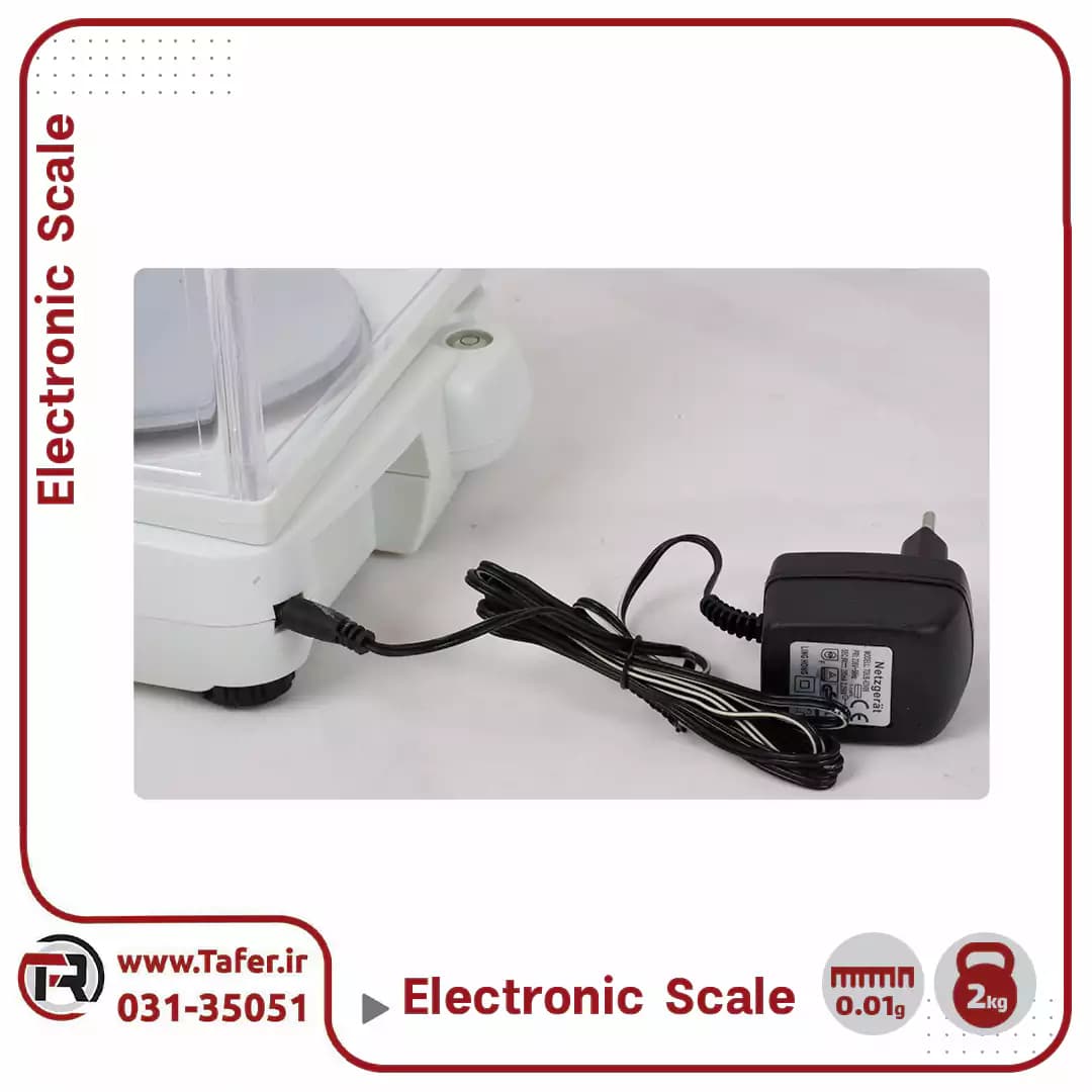 ترازوی حساس آزمایشگاهی 2 کیلوگرم ELECTRONIC SCALE — تصویر ۹