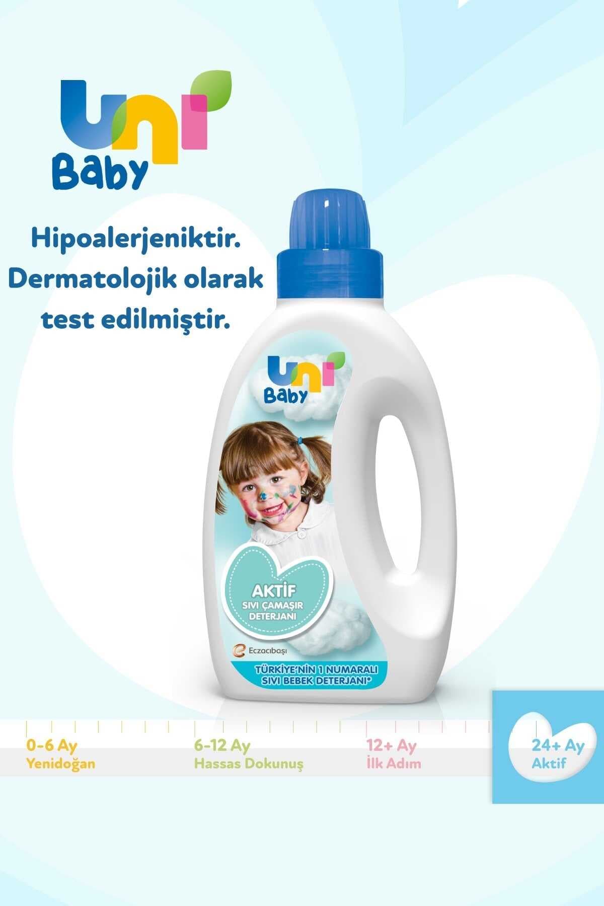 مایع لباسشویی کودک مناسب پوست حساس 1.5 لیتر Uni — تصویر ۸