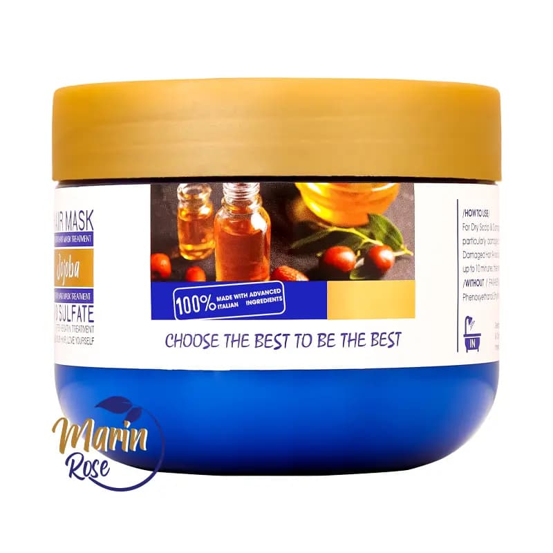 ماسک مو جوجوبا داخل حمام 500ml مارین رز