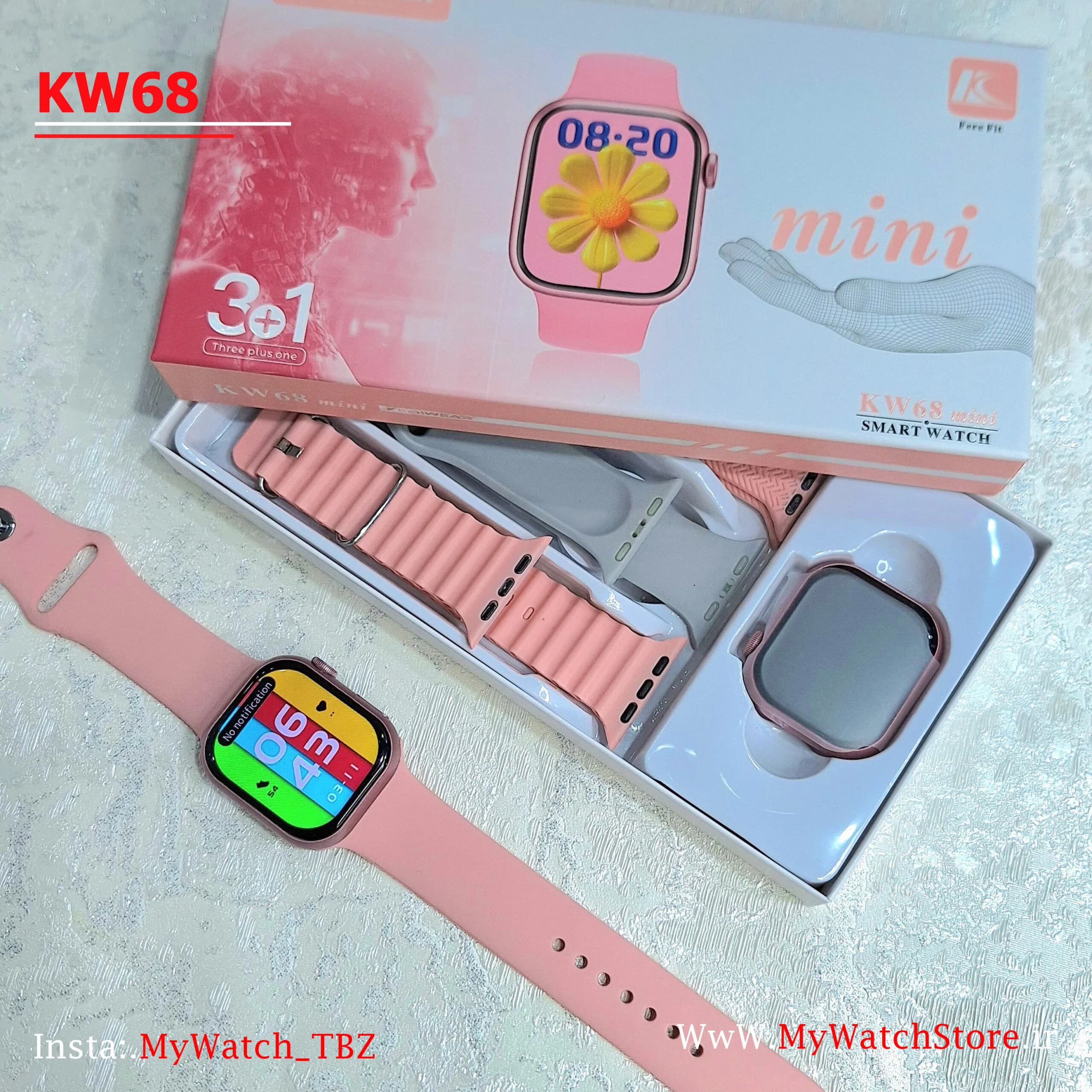 ساعت هوشمند Kw68 mini — تصویر ۶