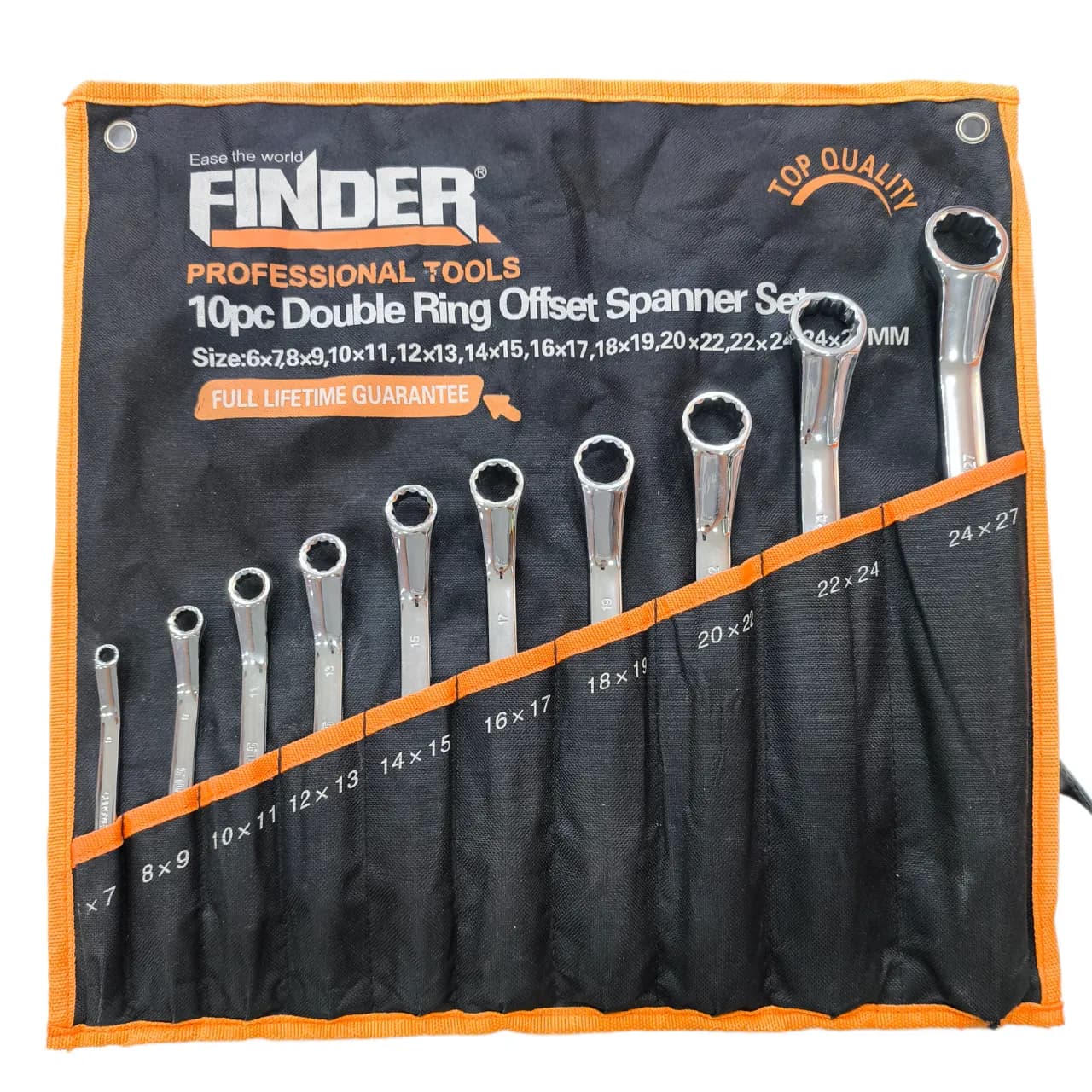 ست آچار دوسر رینگی ۱۰ پارچه فایندر مدل FINDER (192136) — تصویر ۵