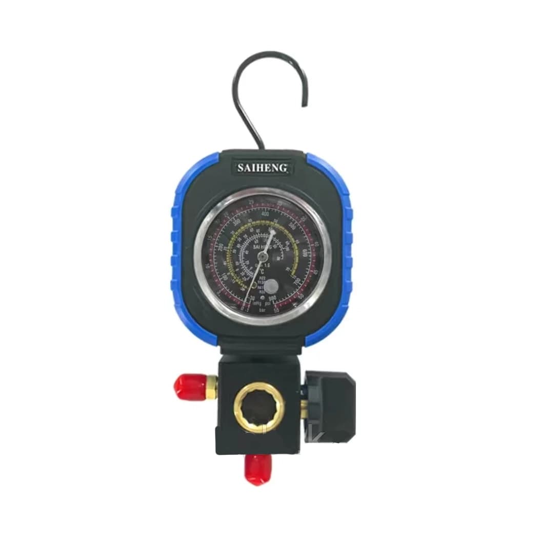 گیج تک شارژ گاز فشار بالا برند SAIHENG مناسب گاز R22,R410,R32,R134
