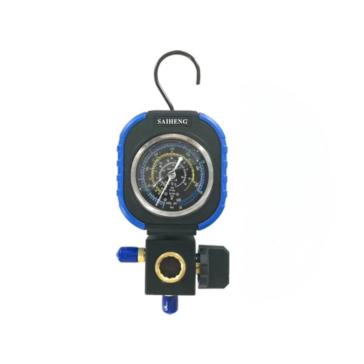 گیج تک شارژ گاز فشار پایین برند SAIHENG مناسب گاز R22,R410,R32,R134 — تصویر ۲