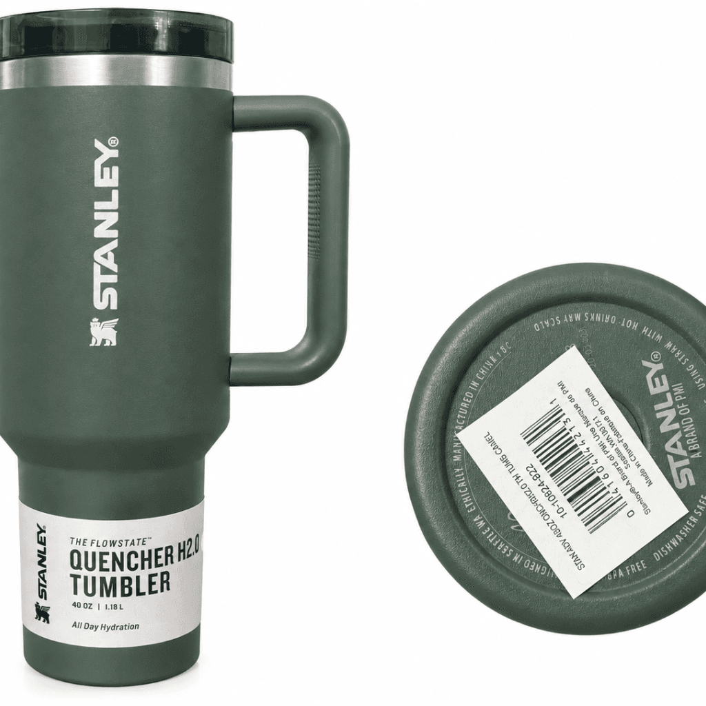 ماگ تراول استنلی Stanley Quencherprotour H2.0 مدل Quencher protourظرفیت 40 اونس 1.18 لیتر سبز تیره
