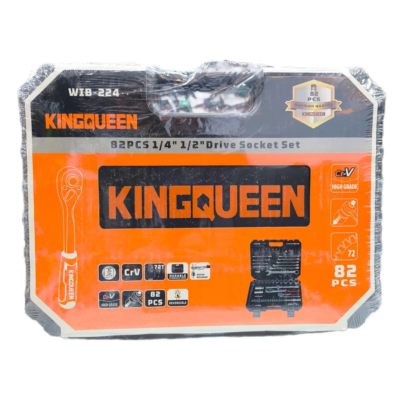 جعبه بکس ۸۲ پارچه کینگ‌کوئین (KingQueen) مدل WIB‑224 — تصویر ۲