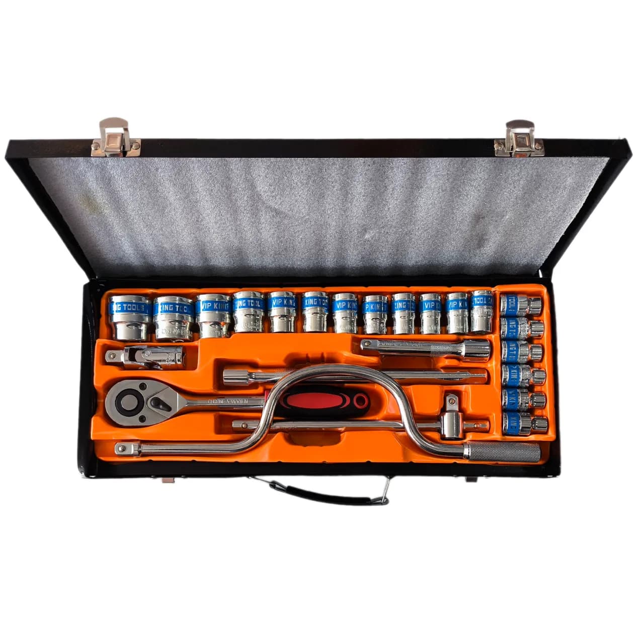 جعبه بکس 24 پارچه کینگ تولز (VIP KING TOOLS) نیمه صنعتی — تصویر ۲