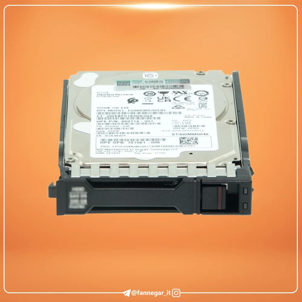 HPE 480GB SATA 6G Read Intensive SFF BC Self-encrypting 5300P SSD — تصویر ۲