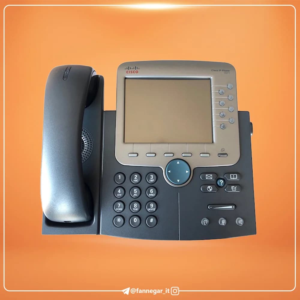 آی پی فون سیسکو CP-7971G (کارکرده-ریفر) — تصویر ۴