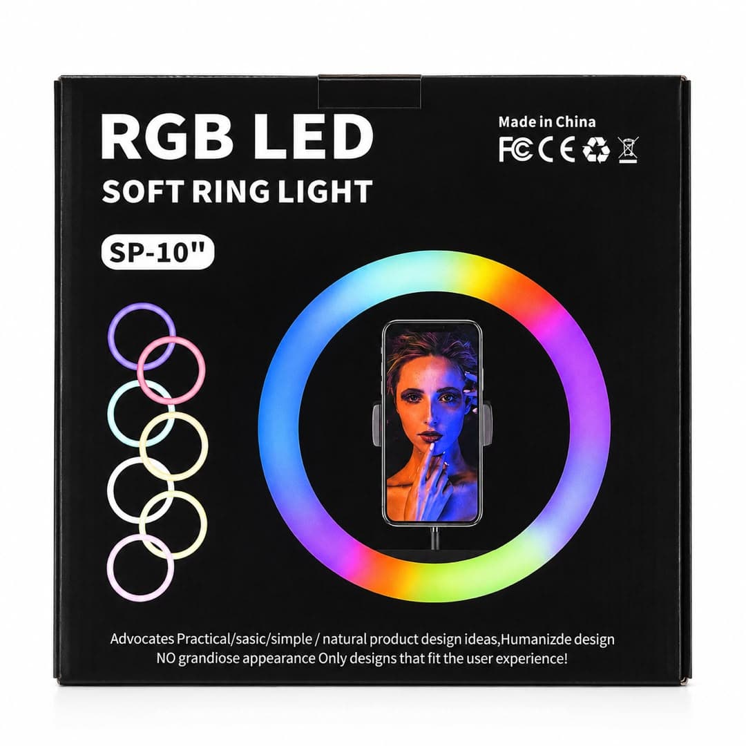 رینگ لایت RGB مدل sp-10 — تصویر ۸