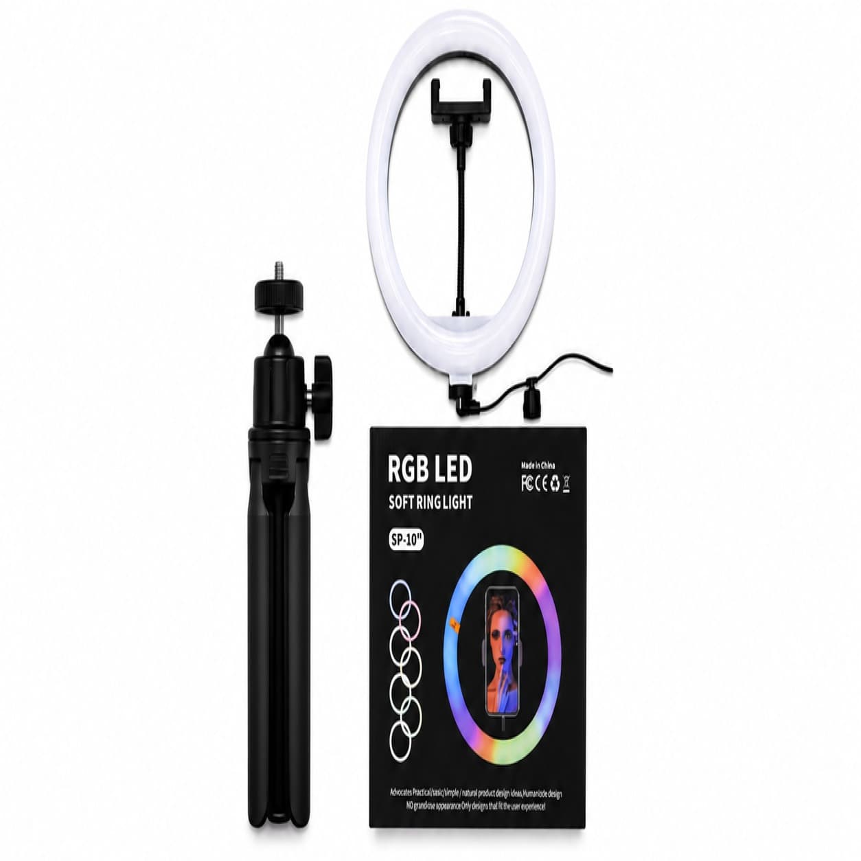رینگ لایت RGB مدل sp-10 — تصویر ۵