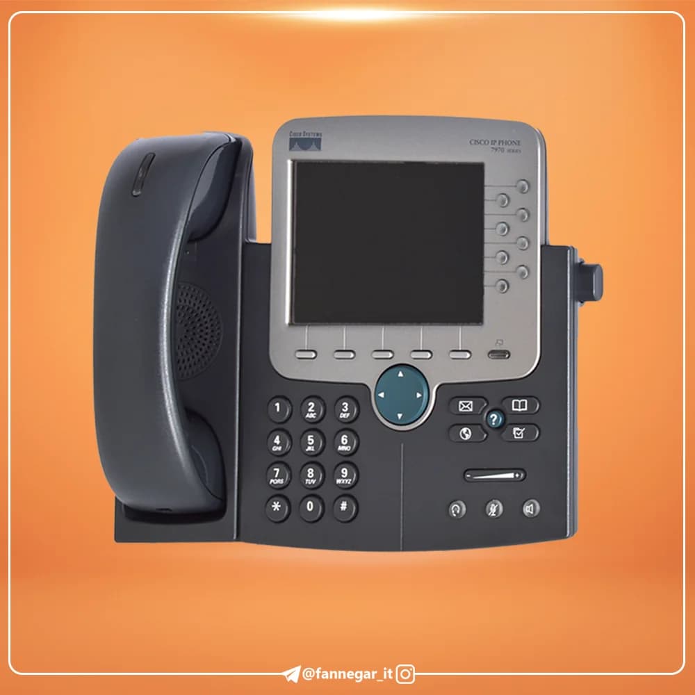 آی پی فون سیسکو CP-7970G (کارکرده-ریفر)