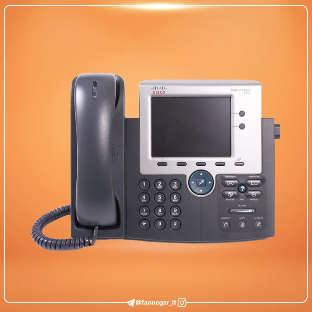 آی پی فون سیسکو CP-7945G (کارکرده-ریفر)