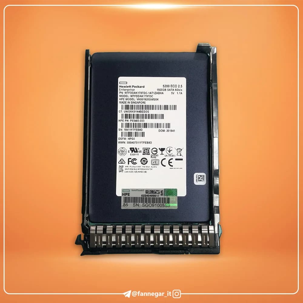 هارد سرور (Original)HP-1.92TB-SATA-SSD