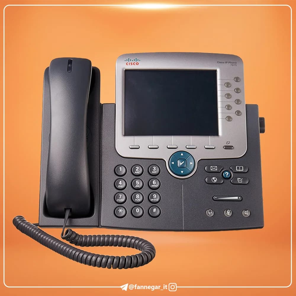 آی پی فون سیسکو CP-7975G (کارکرده-ریفر)