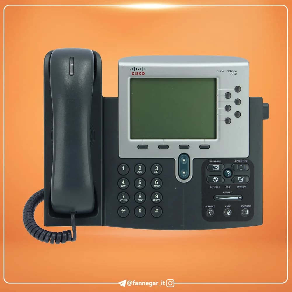 آی پی فون سیسکو CP-7962G (کارکرده-ریفر) — تصویر ۲
