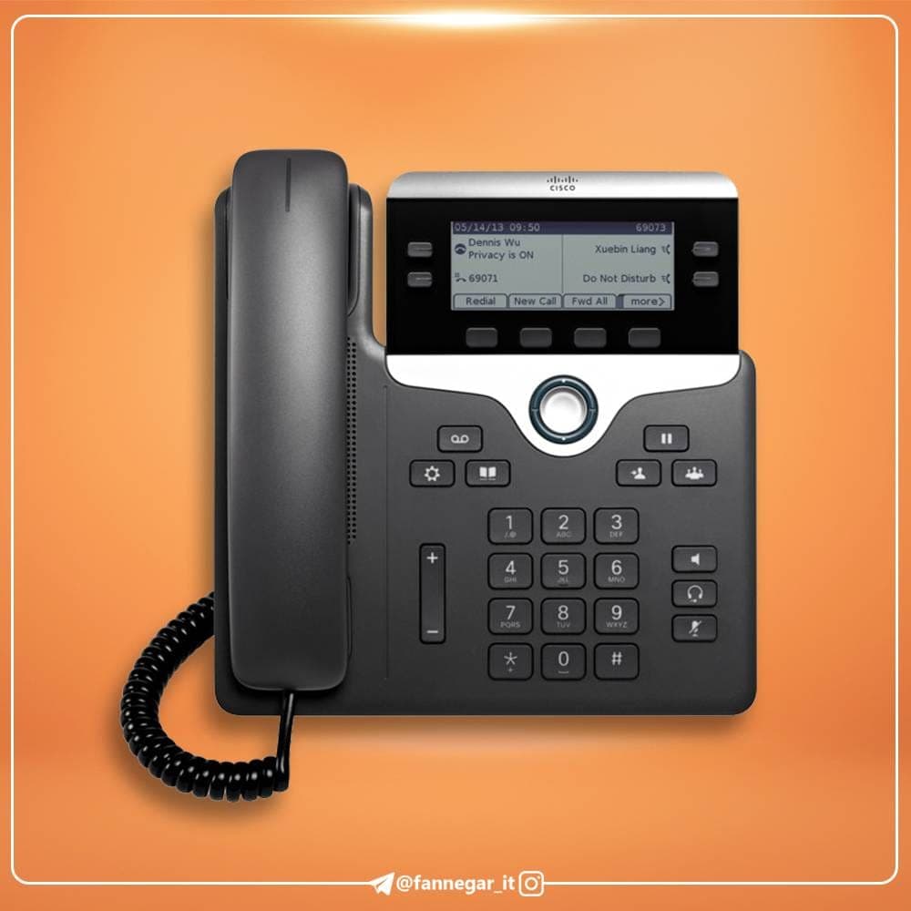 آی پی فون سیسکو CP-7821G (کارکرده-ریفر) — تصویر ۲