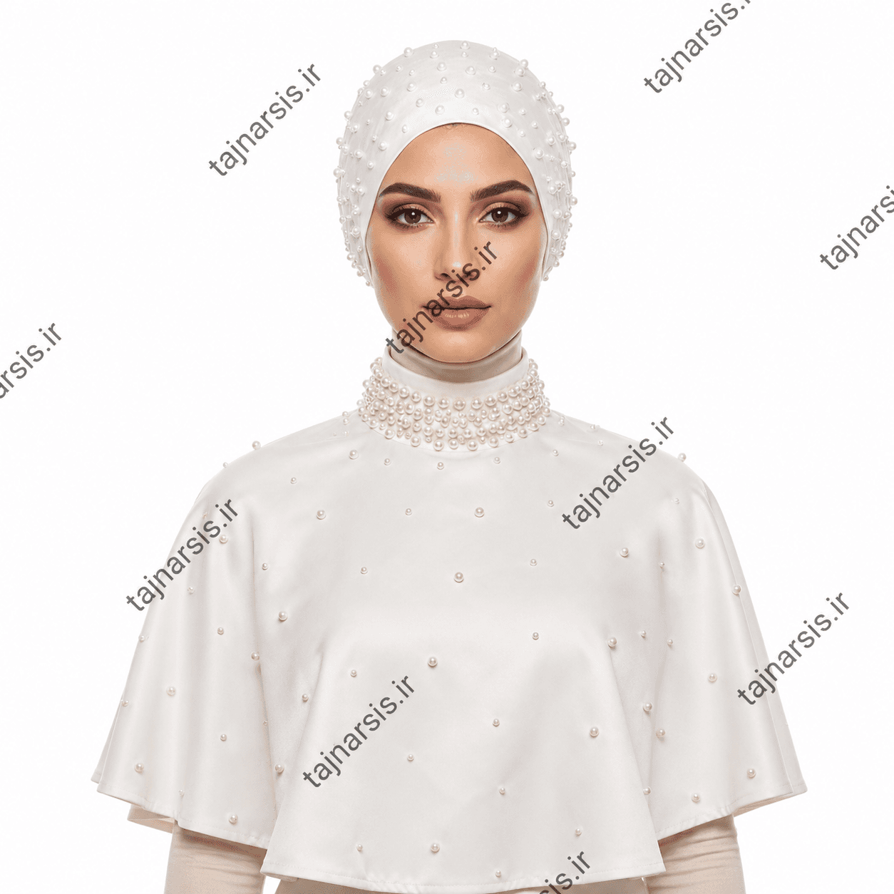 توربان مرواریدی حجاب مجلسی
