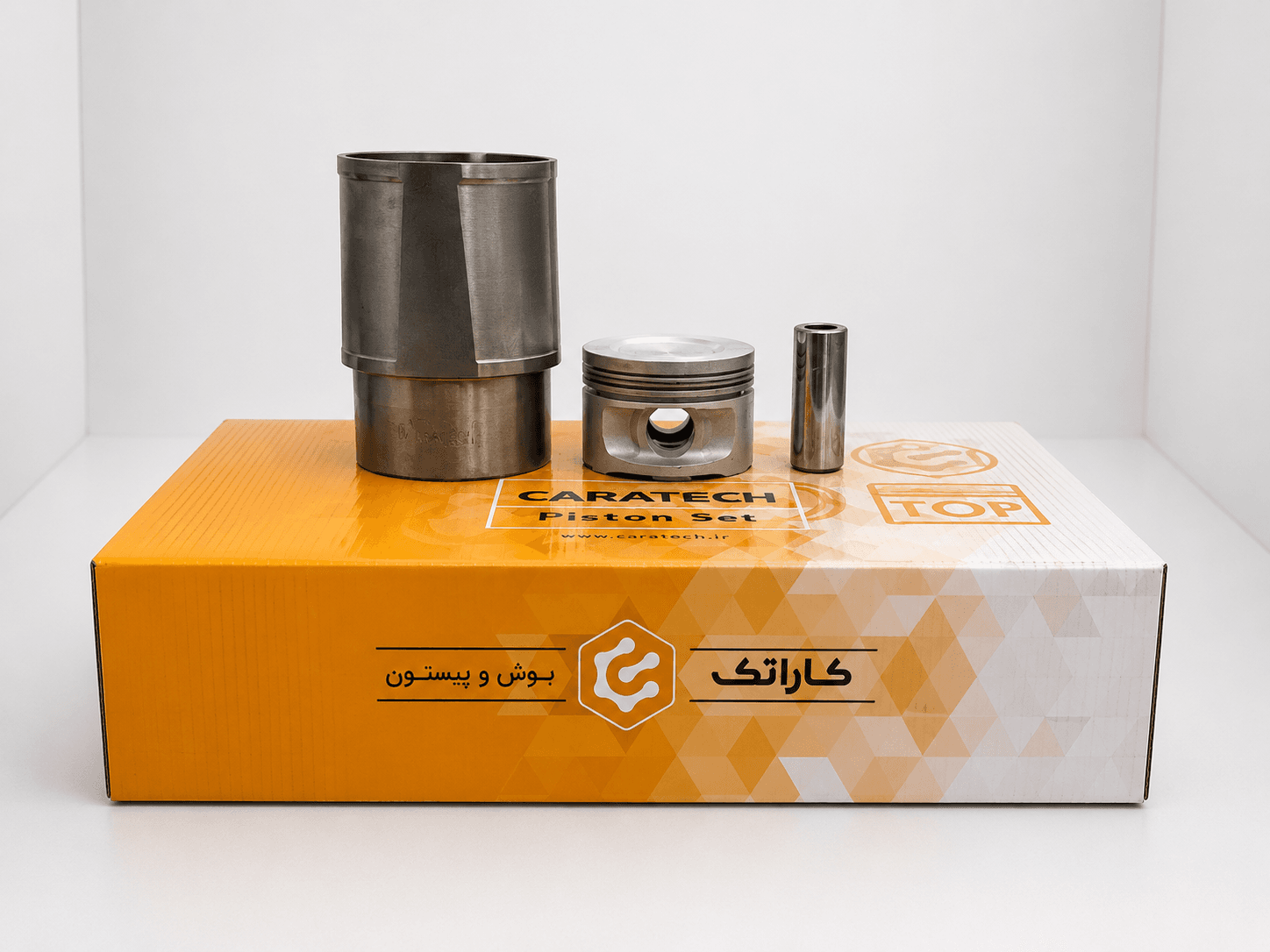 بوش و پیستون پژو 405 موتور (1800) برند کاراتک (CARATECH) — تصویر ۲