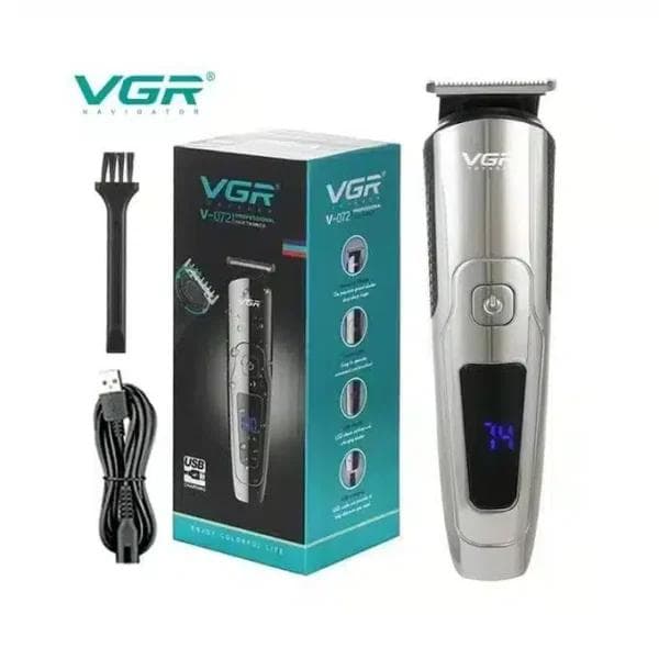 ماشین اصلاح سر و صورت VGR مدل V-072 | تریمر حرفه‌ای ضد آب — تصویر ۶