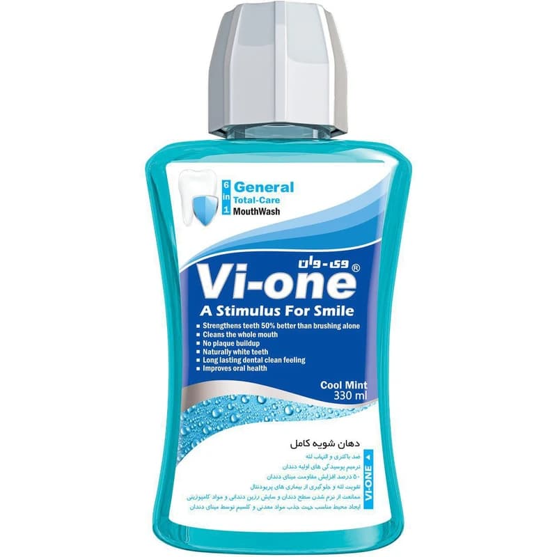 دهانشویه وی وان کامل آبی حجم 330ml — تصویر ۲