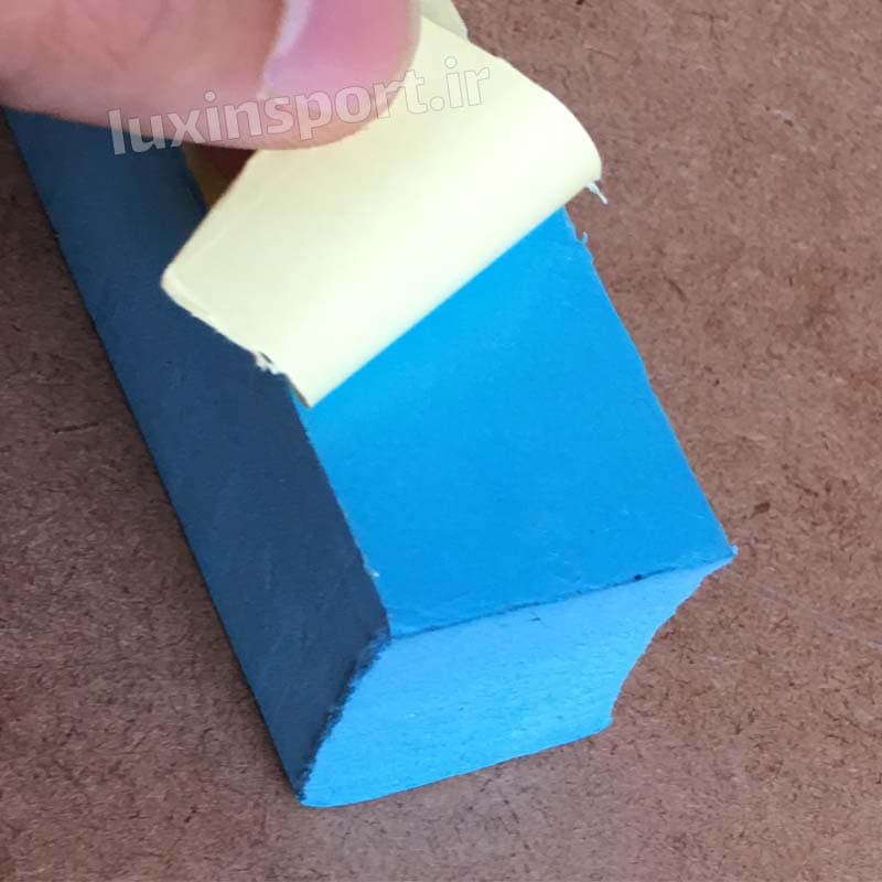 ابر ضربه گیر (اسفنج محافظ) درب خودرو – آبی – سایز بزرگ 10*3 سانت – بسته 4 عددی — تصویر ۴