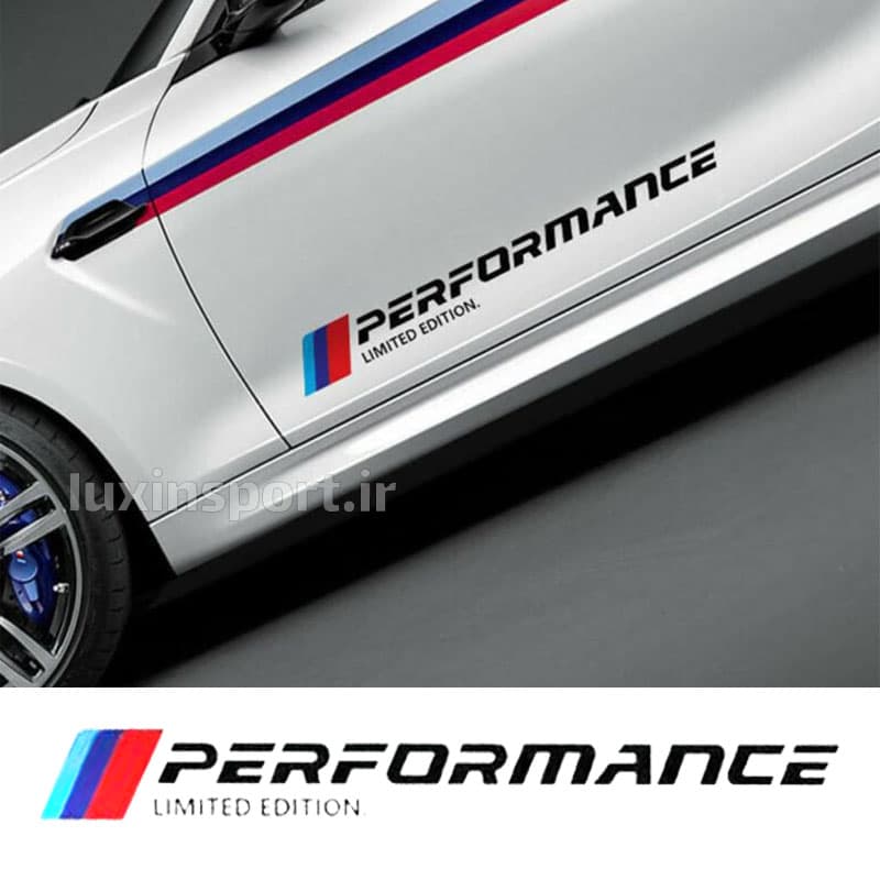 برچسب بدنه خودرو طرح PERFORMANCE LIMITED EDITION – مشکی – 60*7 سانت — تصویر ۴