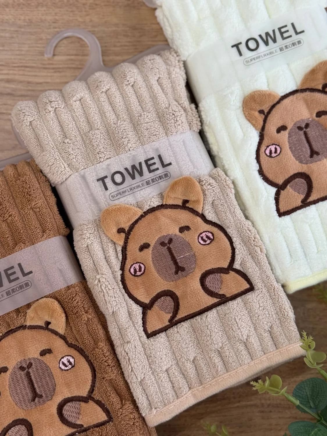 حوله برند TOWEL طرح خرس وارداتی — تصویر ۸