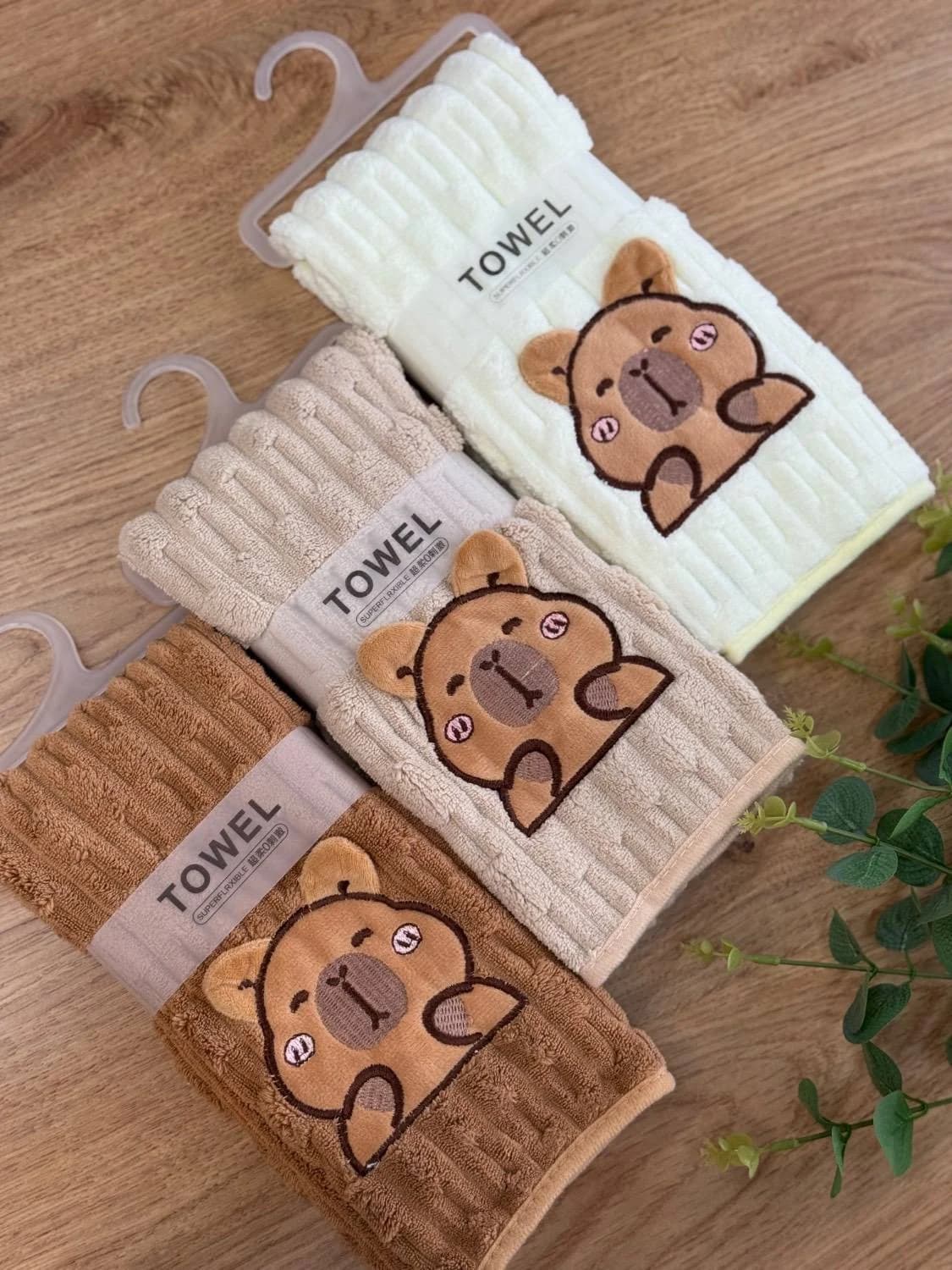 حوله برند TOWEL طرح خرس وارداتی — تصویر ۶