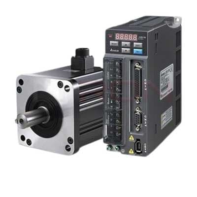 سروو موتور ترمزدار 1کیلووات دلتا ECMA-C20401SS با درایو ASD-B2-0121-B | سری SERVO B2