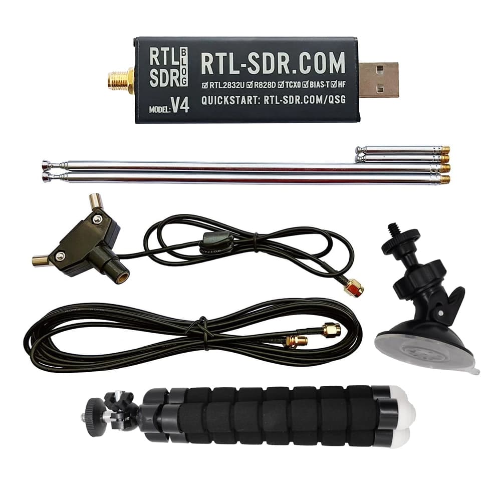 دانگل (RTL-SDR V4 BLACK (with Accessories همراه با کیت آنتن واید — تصویر ۷
