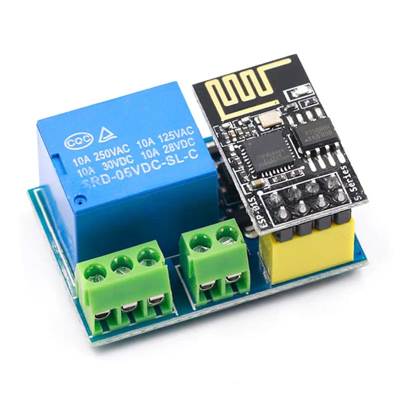 ماژول ESP-01 دارای هسته وای فای ESP8266 به همراه رله