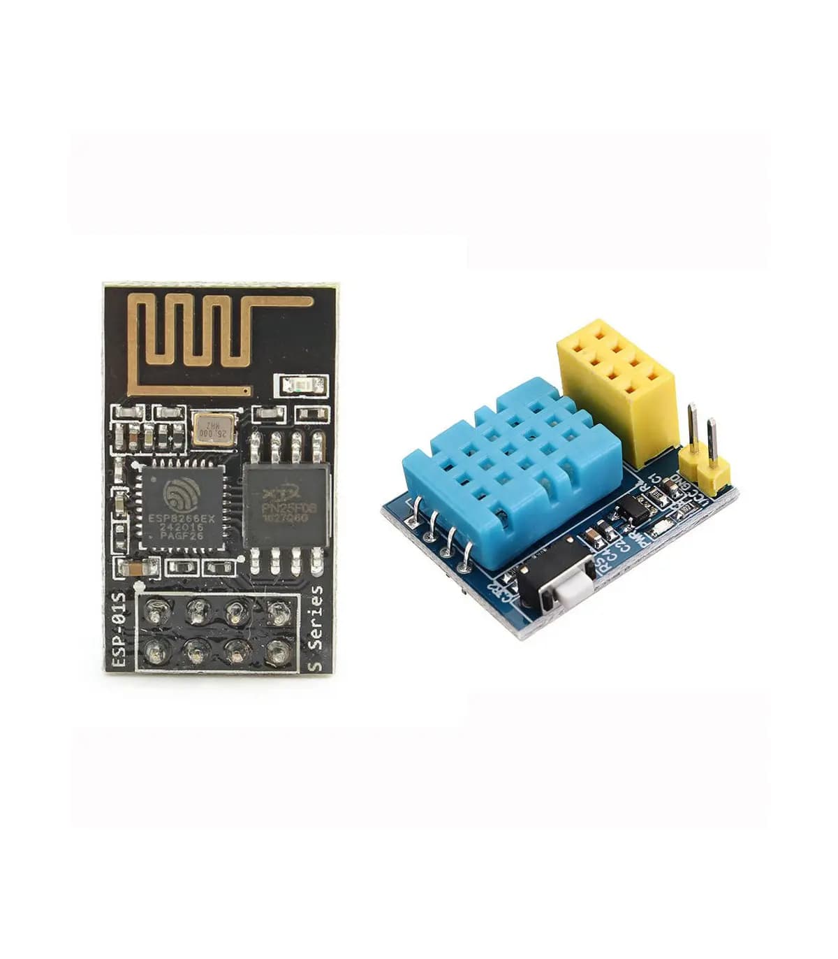 ماژول دما رطوبت وای فای ESP01S با سنسور DHT11 — تصویر ۲