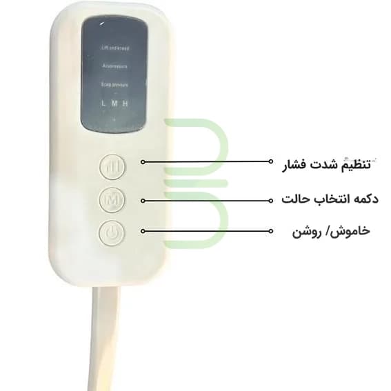 ماساژور سر فشار هوا (ایرکامپرشن) مخصوص میگرن کیفیت بالا — تصویر ۱۲