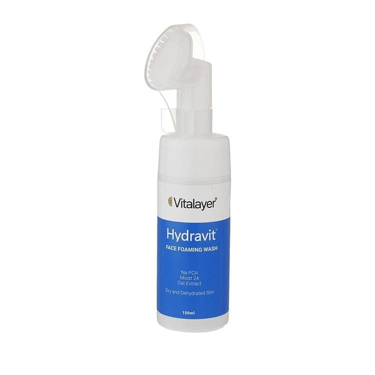 فوم شستشو ویتالایر مناسب پوست های خشک مدل Hydravit حجم 150ml