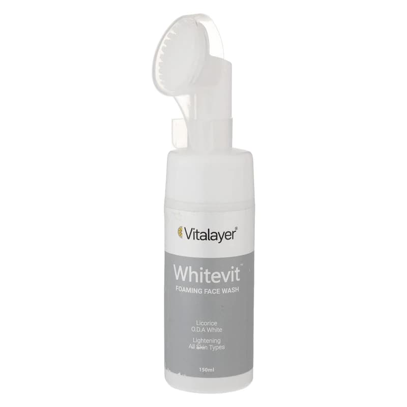 فوم شستشو صورت ویتالایر مدل Whitevit حجم 150ml — تصویر ۲