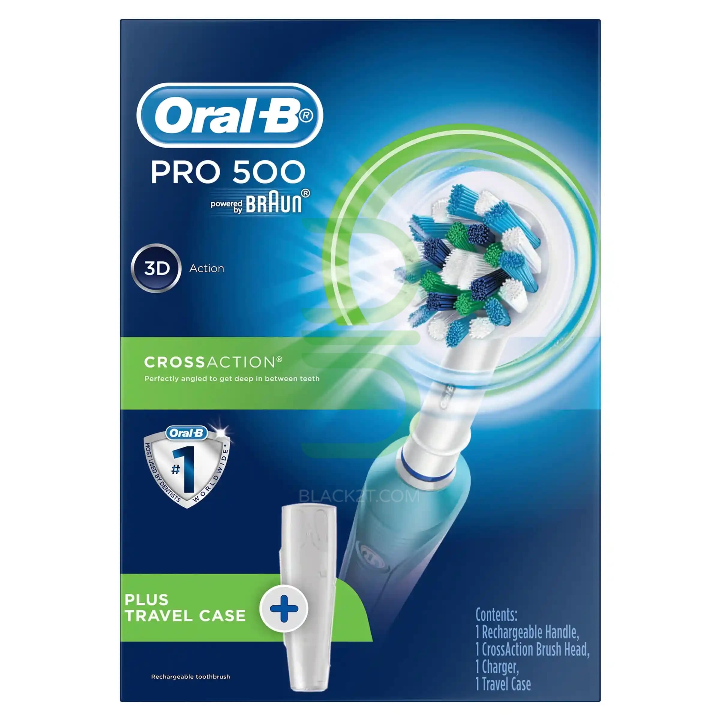 مسواک برقی اورال بی مدل PRO 500 | سفارش ژاپن، ساخت آلمان — تصویر ۹