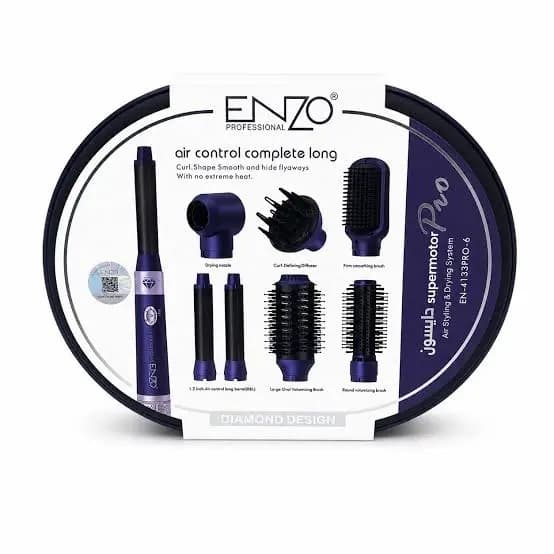ست استایلر و سشوار حرفه‌ای انزو Enzo Professional Air Control Complete Long مدل EN-4133PRO