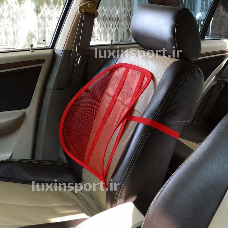 عرقگیر (پشتی) صندلی خودرو مدل توری – قرمز — تصویر ۱۱