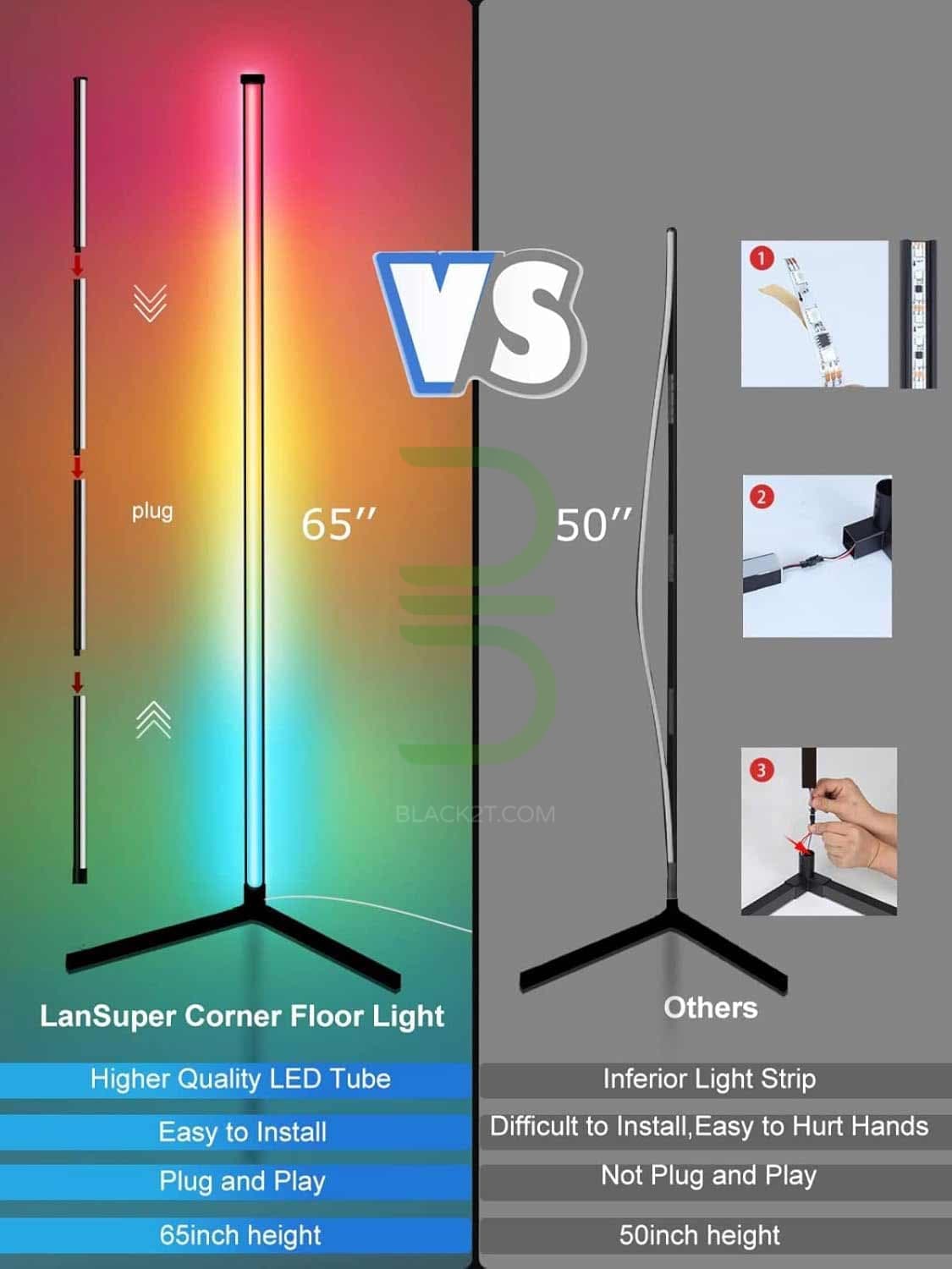 چراغ هوشمند LED Floor Lamp — تصویر ۷
