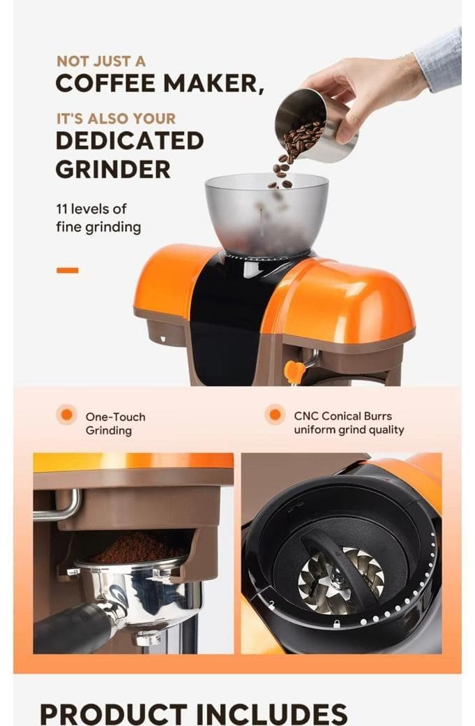 اسپرسوساز نیمه‌اتوماتیک آی‌کافیلاس مدل iCafilas ME2603 Semi-Automatic Espresso — تصویر ۱۱