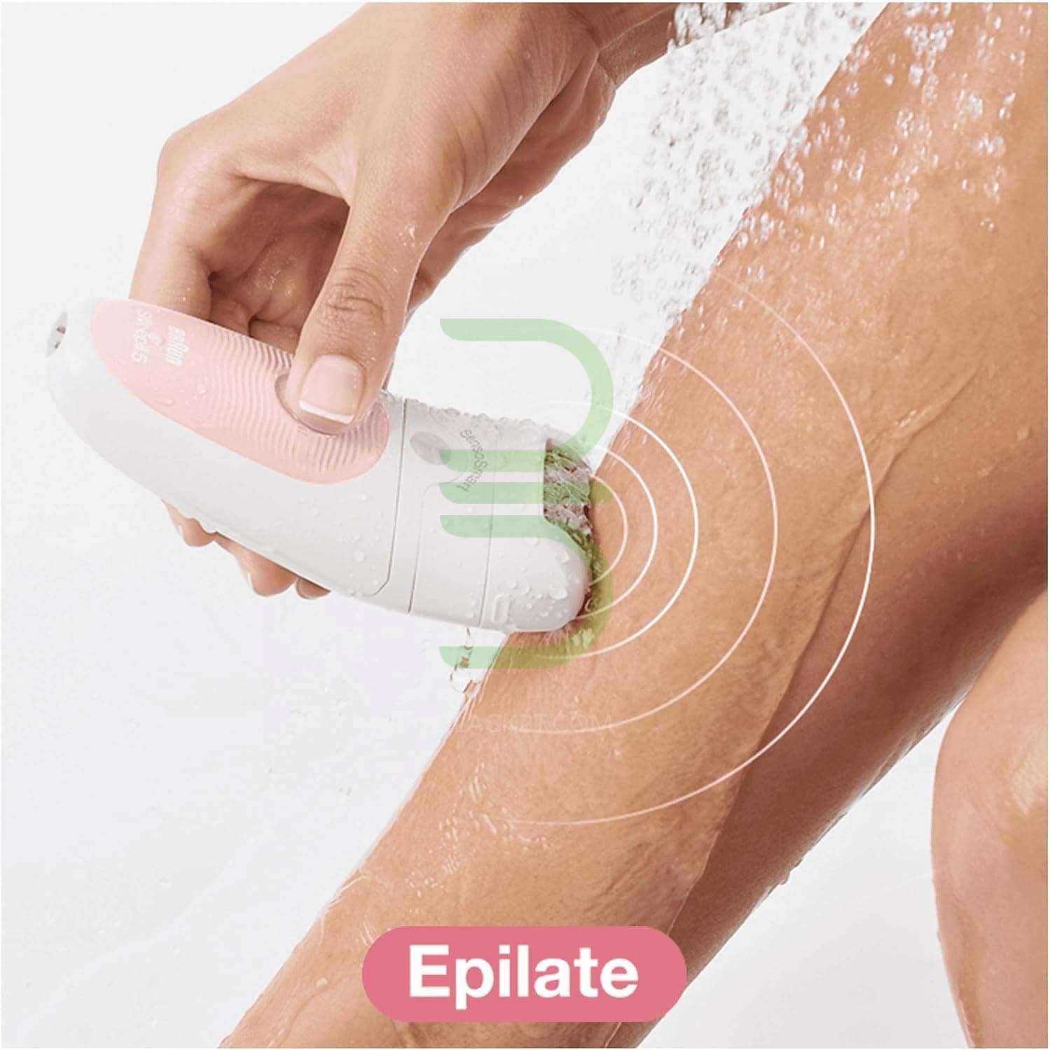 اپیلاتور و برس پاک‌سازی براون Silk-epil SensoSmart مدل 5875 — تصویر ۹