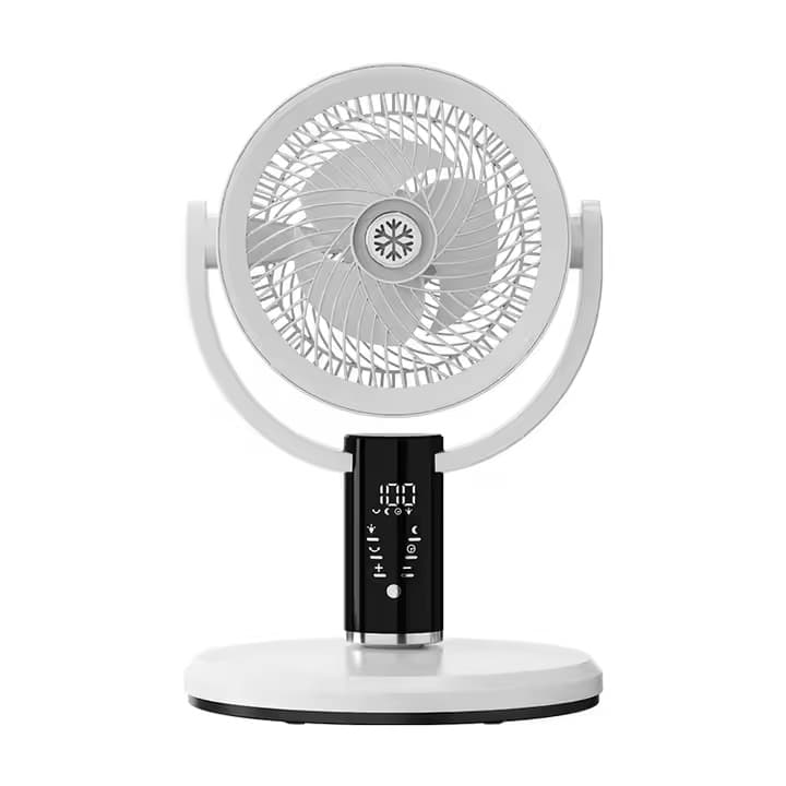 پنکه شارژی F5 | پنکه ایستاده با 8 سرعت باد و چرخش 360 درجه — تصویر ۶