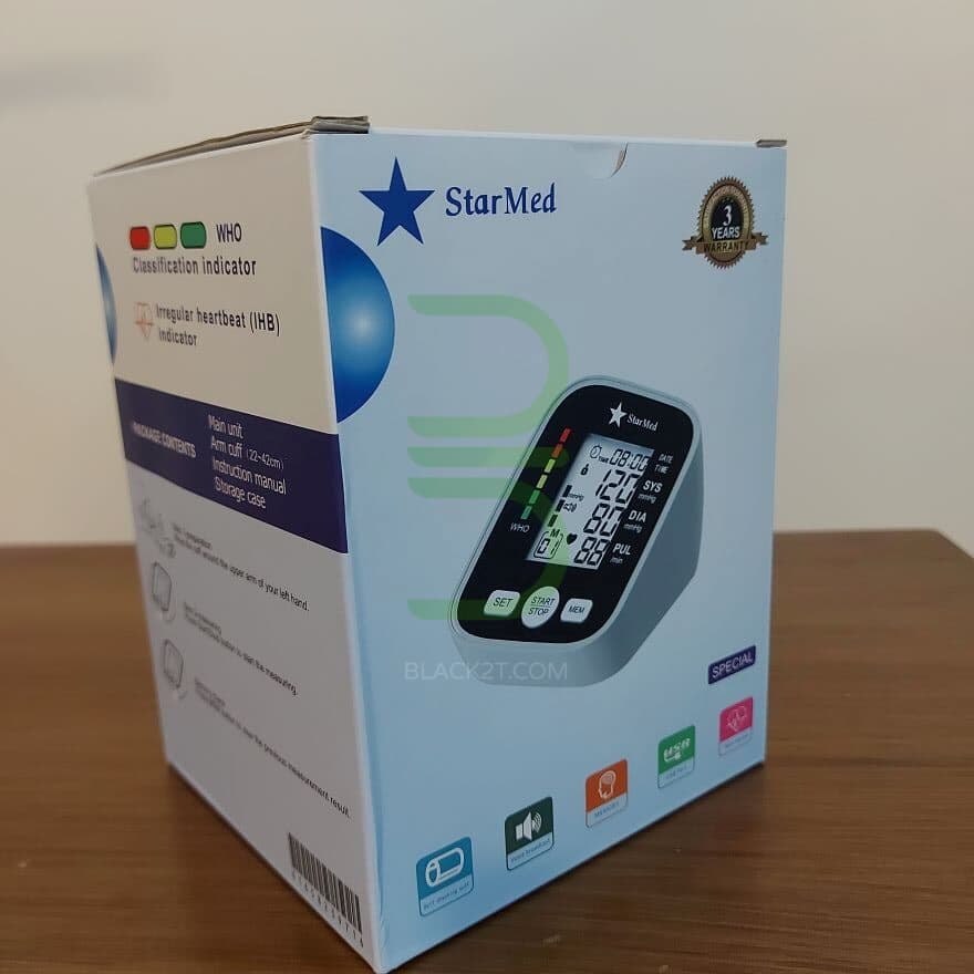 فشارسنج بازویی سخنگو استارمد مدل AEB616(سخنگو فارسی) — تصویر ۶