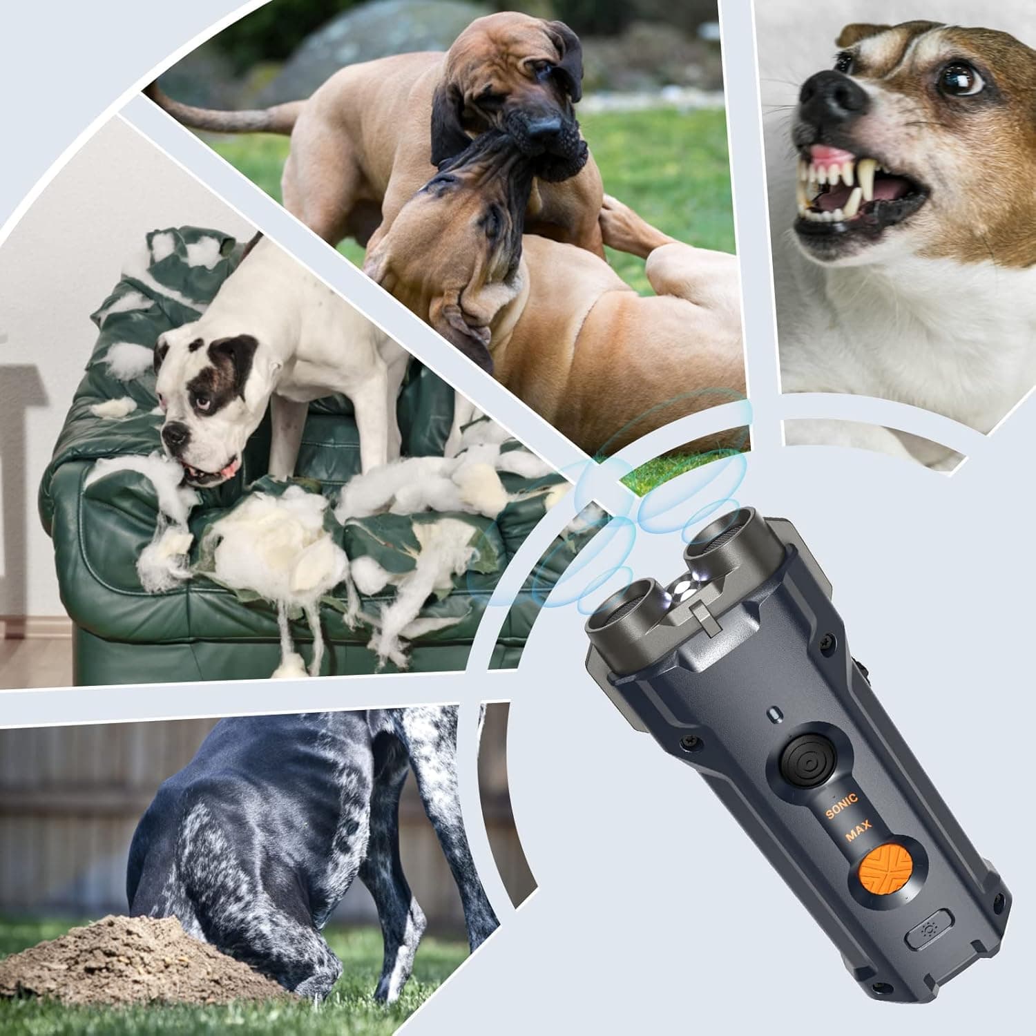 دورکننده حیوانات و ضد پاس سگ Ultrasonic Dog Trainer u20 — تصویر ۵