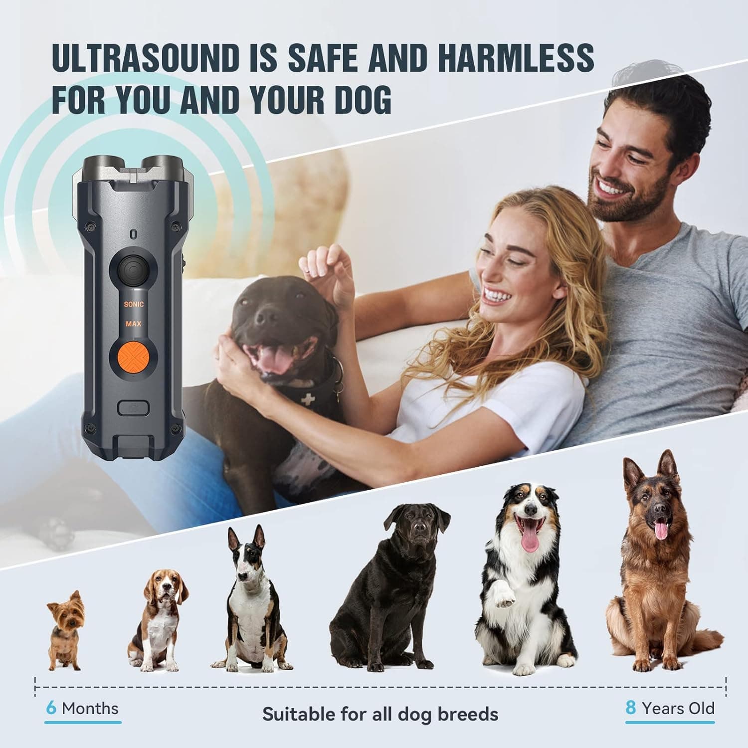 دورکننده حیوانات و ضد پاس سگ Ultrasonic Dog Trainer u20 — تصویر ۲