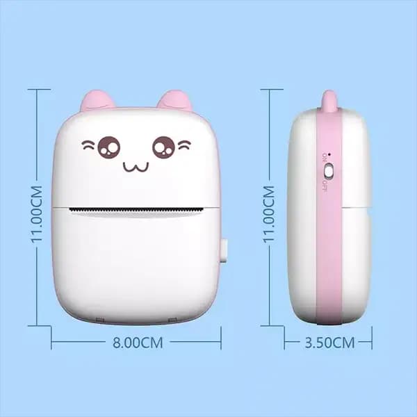 مینی پرینتر حرارتی مدل خرگوشی Eschen مدل ‎Portable Printer| MINI PRINTER — تصویر ۱۰
