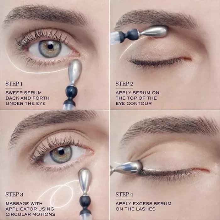 کنسانتره دور چشم و مژه جنفیک لانکوم light pearl — تصویر ۳